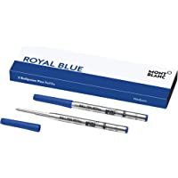 Montblanc 124493 Recambios para esferógrafo de tamaño M – Recargas de alta calidad en color Royal Blue